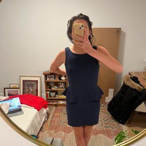 navy blue bcbg maxazria dress